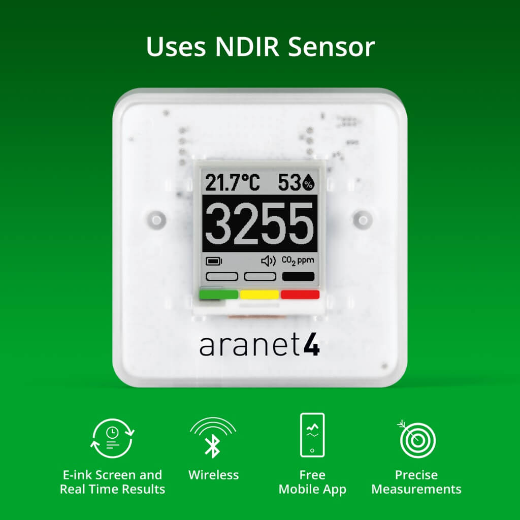 Aranet4 HOME gaisa kvlitātes sensors