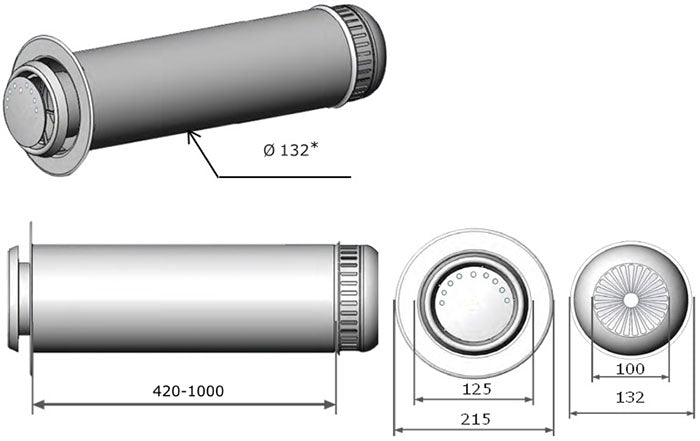 Heat recovery unit Climtec RD-125 Standard