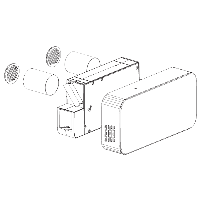 Recuperatore di calore HELTY HRV Flow EASY