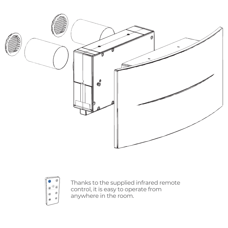 Rekuperators HELTY HRV FlowPLUS