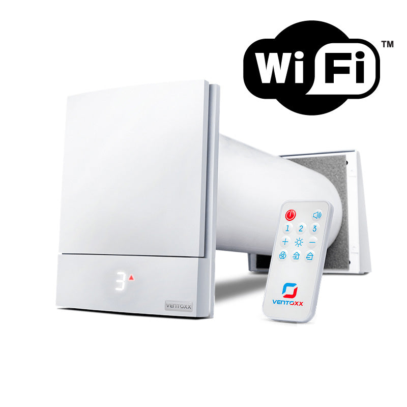 Wall-mounted Heat recovery unit Ventoxx Harmony SMART with metal cover
