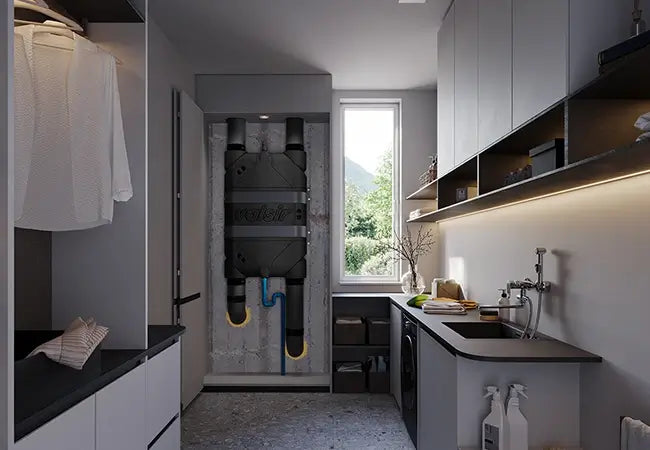 Valsir Ariosa HV SENSIBLE HRV - wall-mounted in kitchen