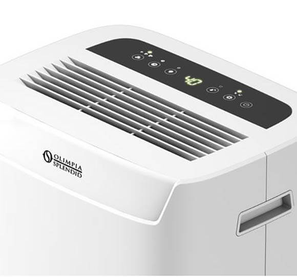 Olimpia Splendid Aquaria S1 10P air dehumidifier control panel