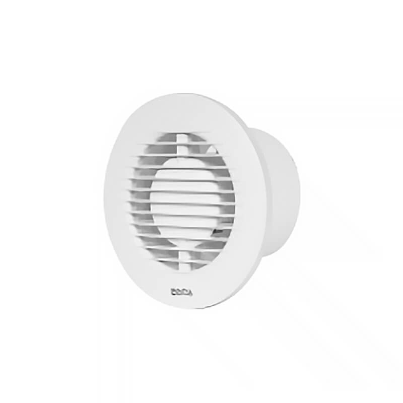 Europlast EA100T white fan with timer for small bathroom