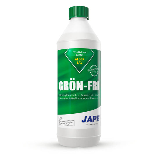 Jape Grön-Fri® 1L Liquid against algae, moss and lichens