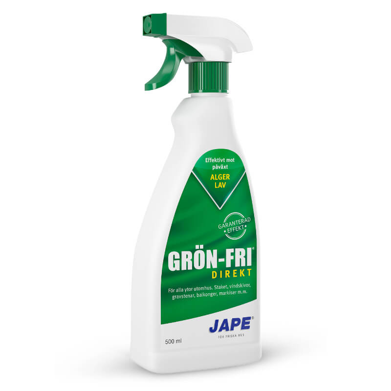 Jape Grön-Fri® Direkt 0,5L Spray against algae, moss and lichens