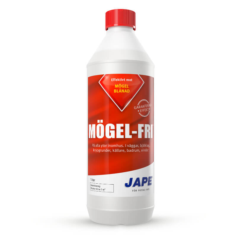 Liquid for effective removal of mould and mildew indoors Jape Mogel Fri 1L