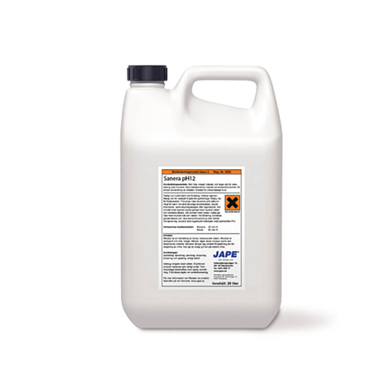 Jape Sanera pH12 5L Alkaline cleaner for extra dirty surfaces