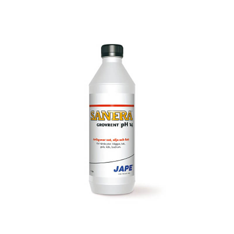 Jape Sanera pH14 1L Extra Alkaline cleaner for extreme / very dirty surfaces