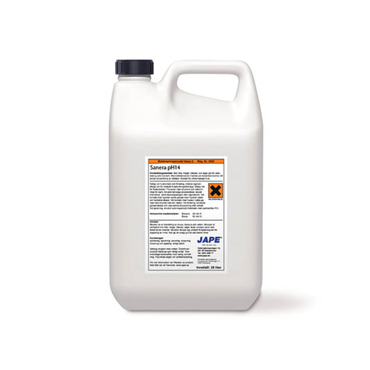 Jape Sanera pH14 5L Extra Alkaline cleaner for extreme / very dirty surfaces