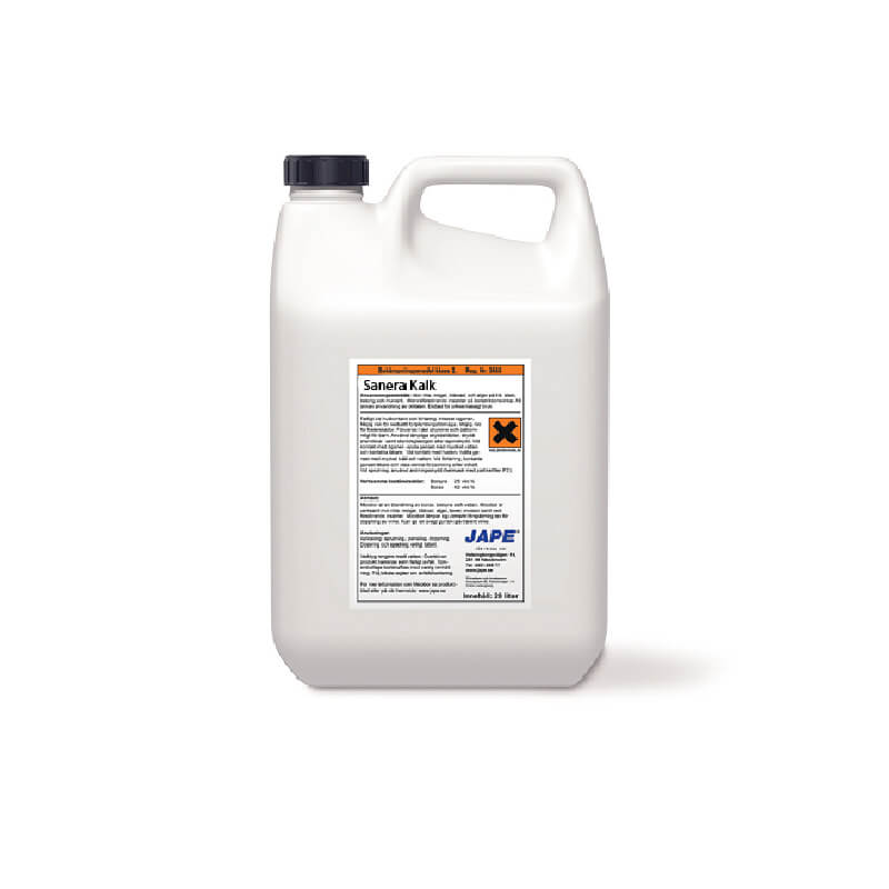 Jape Sanera Kalk 5L Descaling agent; suitable for use in the bathroom, as well as for removing rust and calcium oxides, low pH