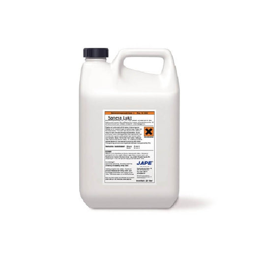 Jape Sanera Lukt 5L Disinfectant for unpleasant odor elimination.